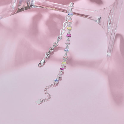 [Amore Jewelry]Radiant Water Drop Shape Daily Bracelet
