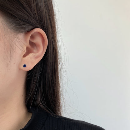 [Amore Jewelry]Sparkling Colorful Round Shape Earrings