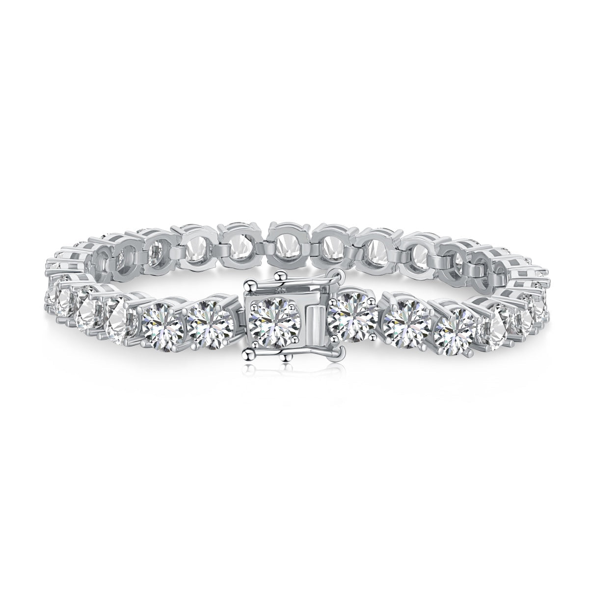 [Amore Jewelry]0.75 Carat Dazzling Round Cut Wedding Bracelet