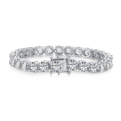[Amore Jewelry]0.75 Carat Dazzling Round Cut Wedding Bracelet