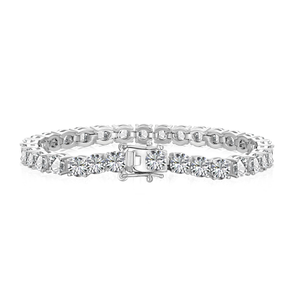 [Amore Jewelry]Ornate Sparkling Round Cut Wedding Bracelet