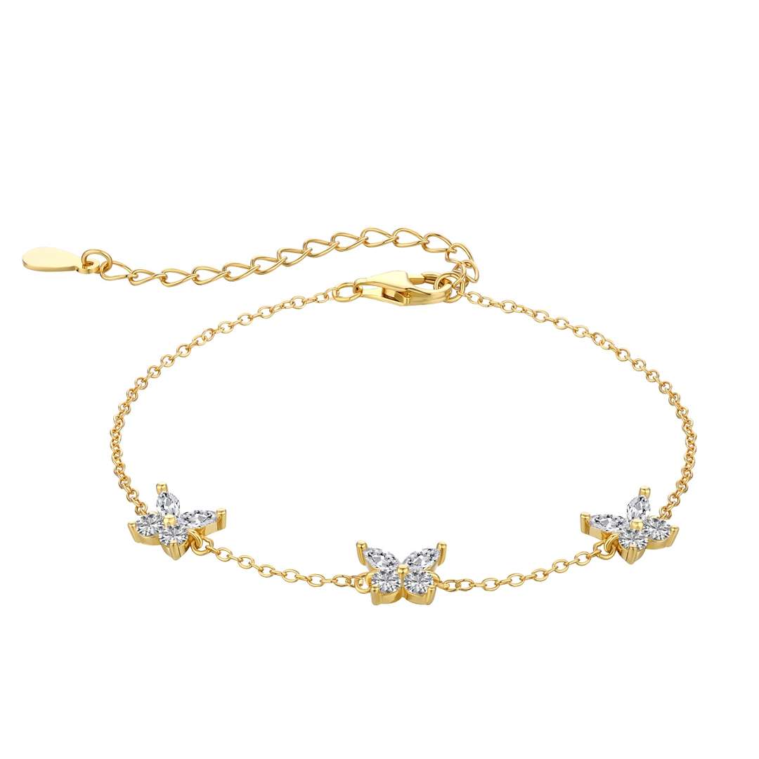 [Amore Jewelry]Radiant Butterfly Shape Necklace