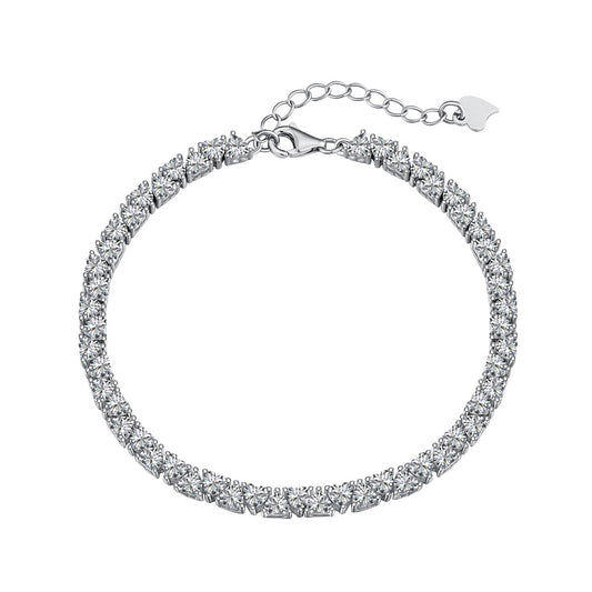 [Amore Jewelry]Dazzling Romantic Heart Shape Lover Bracelet