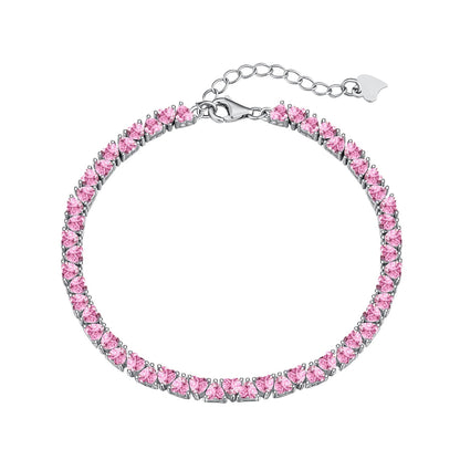 [Amore Jewelry]Dazzling Romantic Heart Shape Lover Bracelet