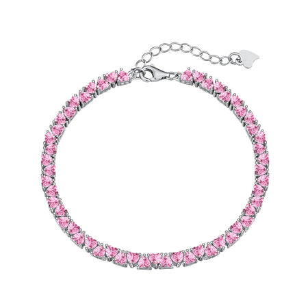 [Amore Jewelry]Dazzling Romantic Heart Shape Lover Bracelet