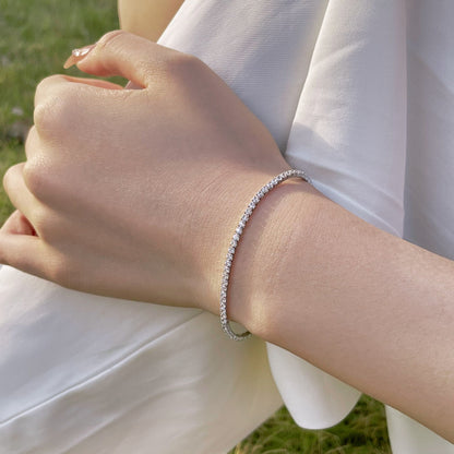 [Amore Jewelry]Radiant Colorful Round Cut Party Bracelet