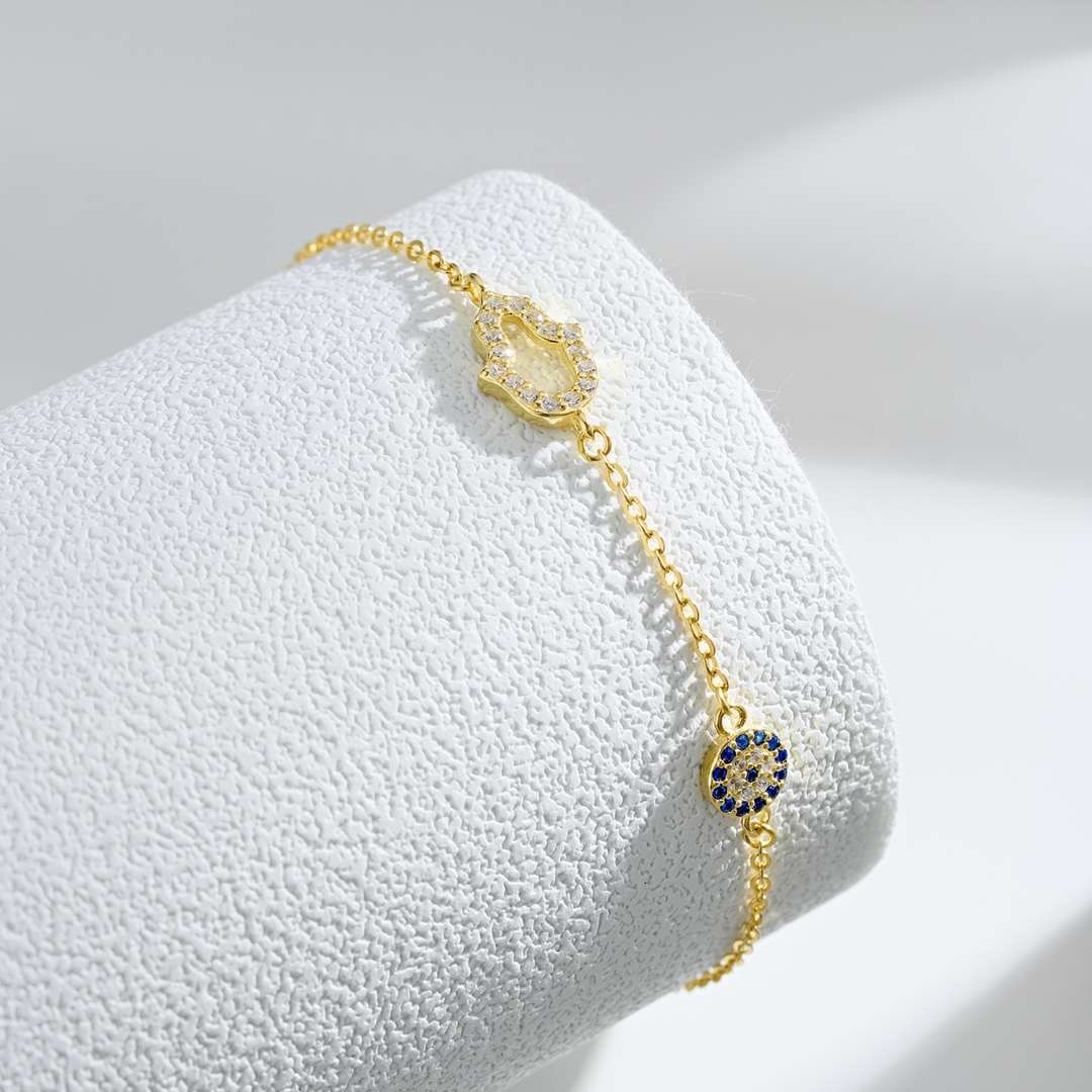 [Amore Jewelry]Gost Shape & Round Shape Necklace