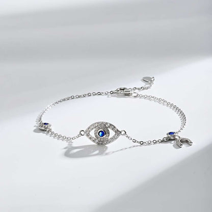 [Amore Jewelry]Dainty Eye Shape Necklace