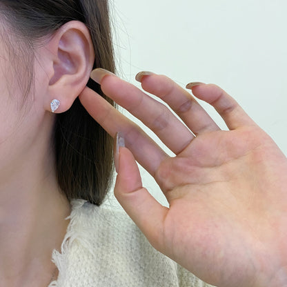 [Amore Jewelry]Ornate Water Drop Shape Earrings