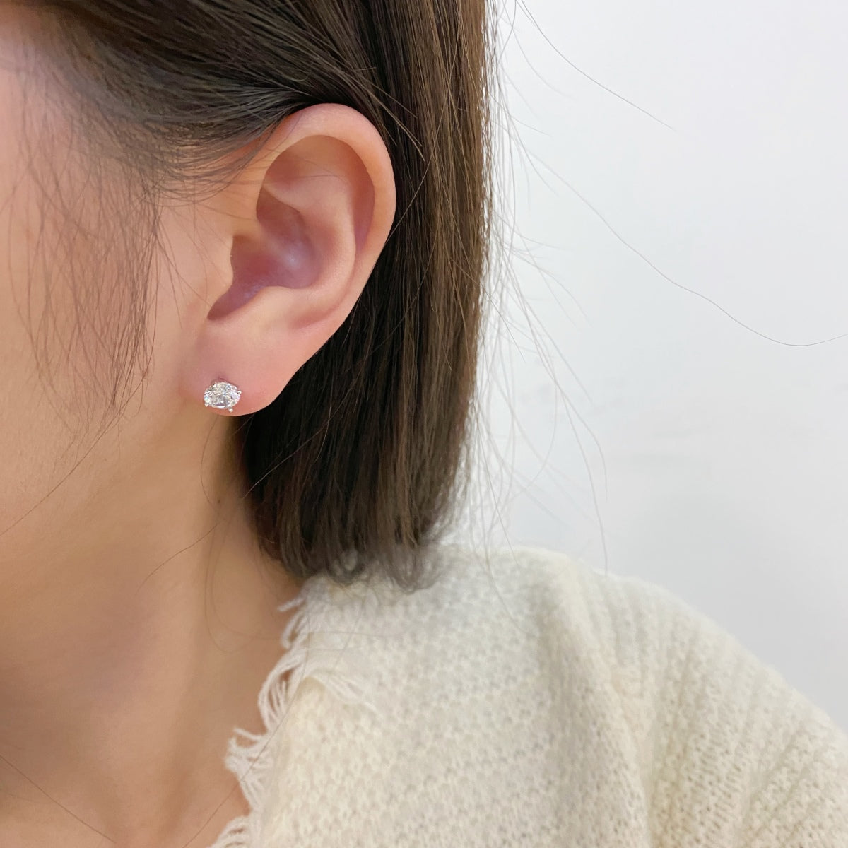 [Amore Jewelry]Unique Round Shape Earrings