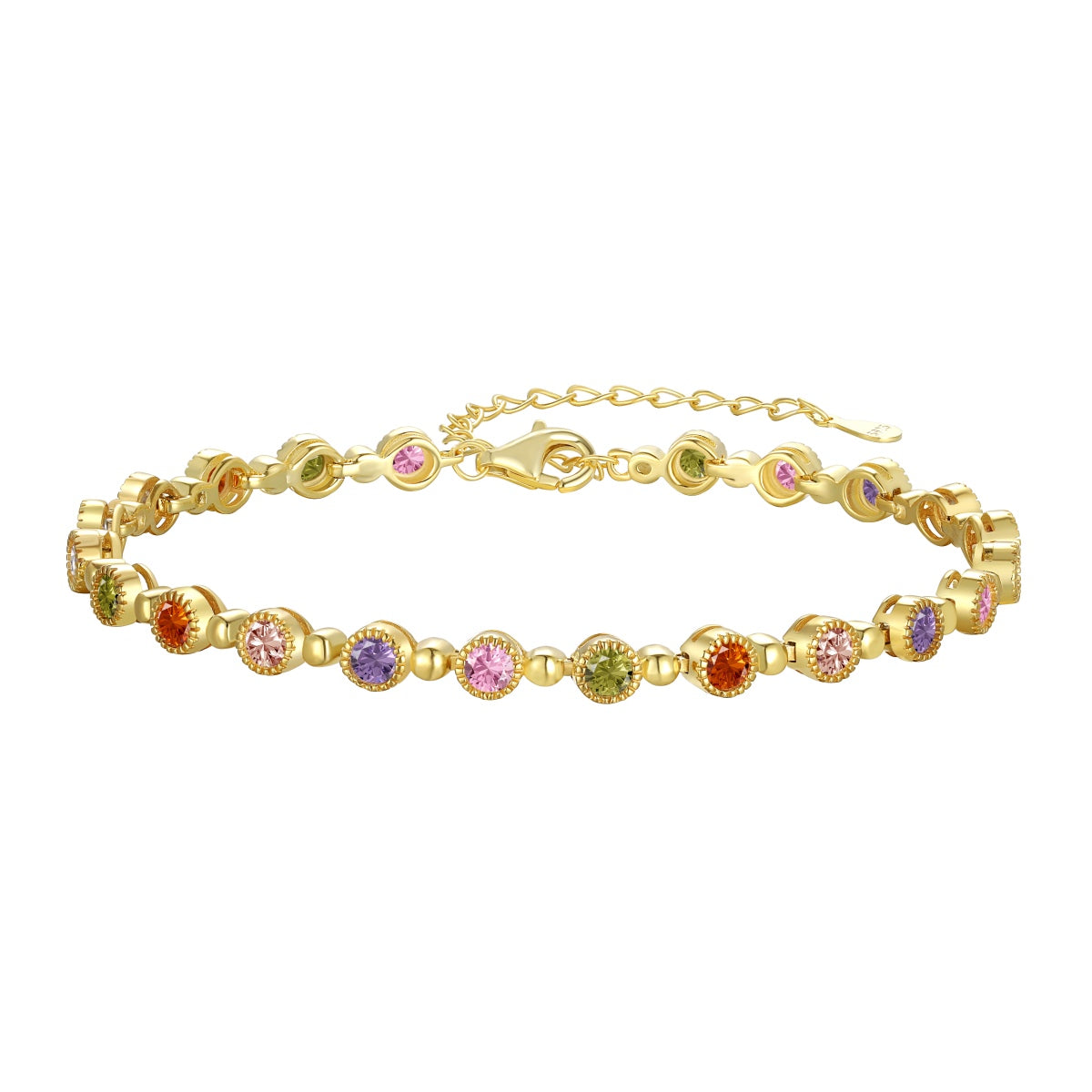 [Amore Jewelry]Sparkling Exquisite Round Cut Party Bracelet