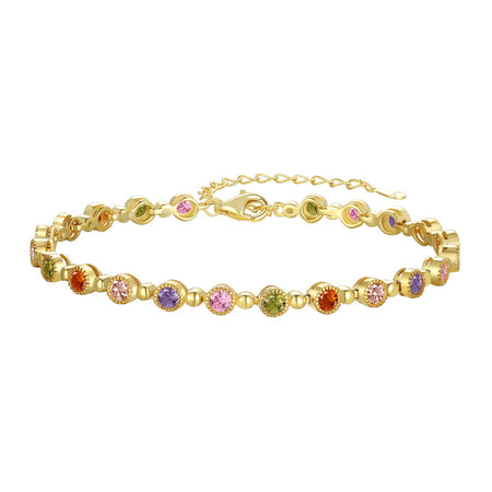 [Amore Jewelry]Sparkling Exquisite Round Cut Party Bracelet