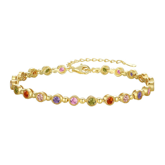 [Amore Jewelry]Sparkling Exquisite Round Cut Party Bracelet