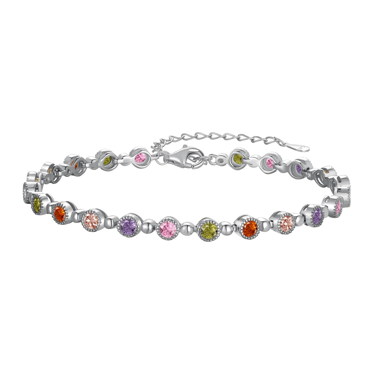 [Amore Jewelry]Sparkling Exquisite Round Cut Party Bracelet