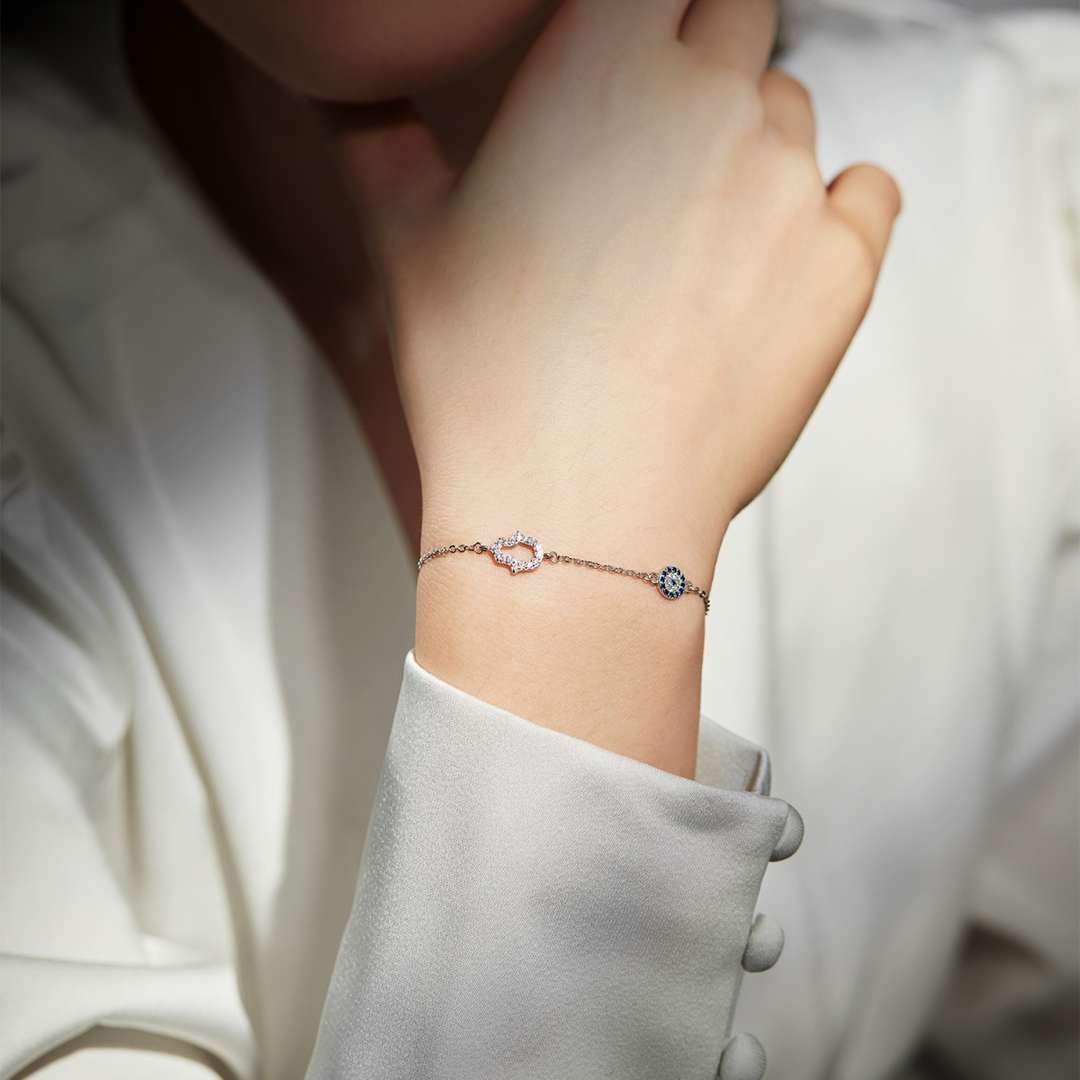 [Amore Jewelry]Gost Shape & Round Shape Necklace