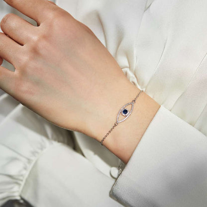 [Amore Jewelry]Devil's Eye Hollow Design Bracelet