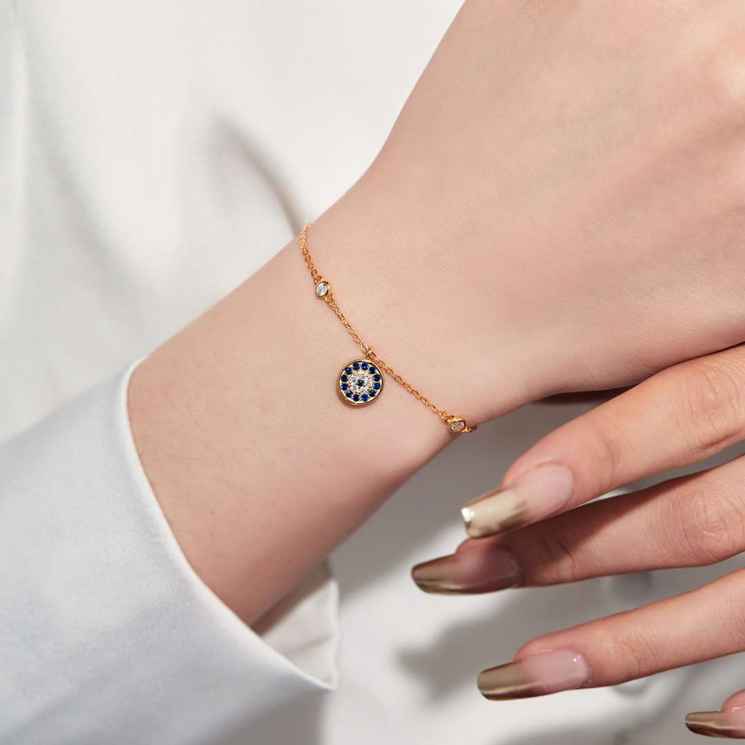 [Amore Jewelry]Devil's Eye Round Shape Bracelet