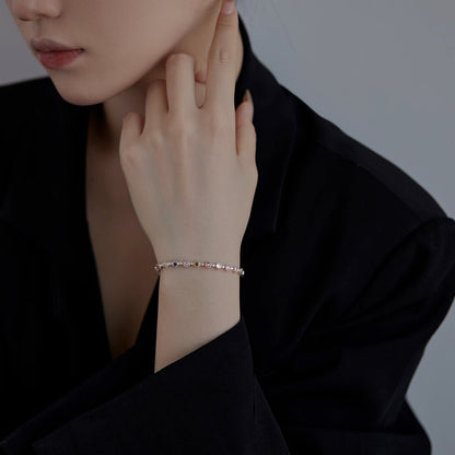 [Amore Jewelry]Sparkling Exquisite Round Cut Party Bracelet