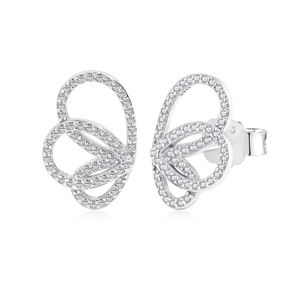 [Amore Jewelry]Exquisite Butterfly Shape Earrings
