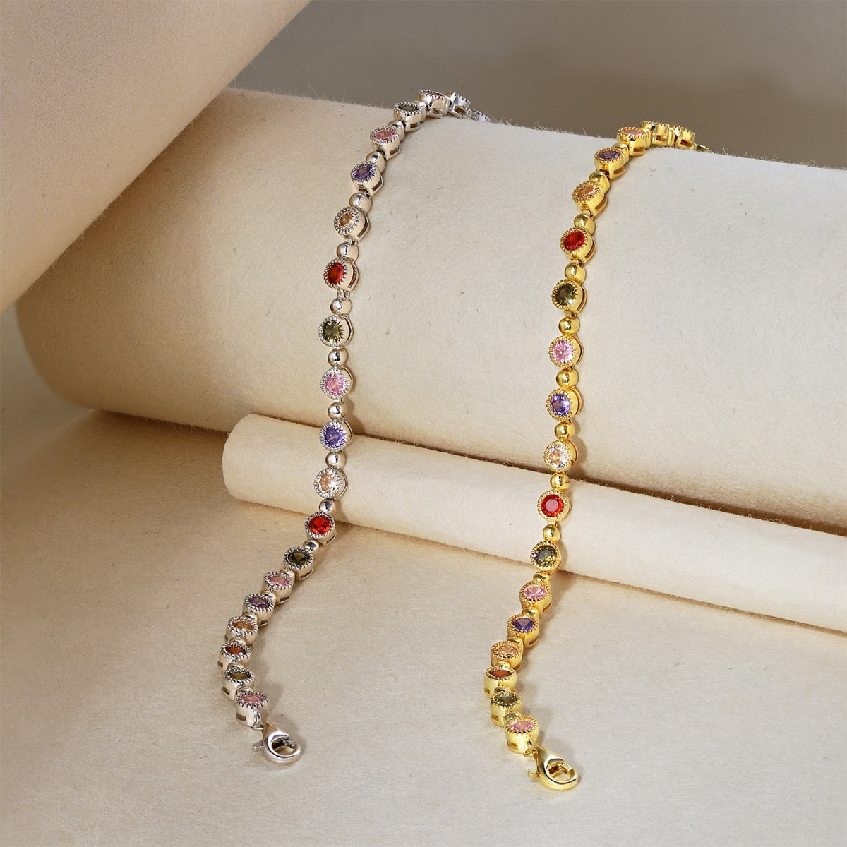 [Amore Jewelry]Sparkling Exquisite Round Cut Party Bracelet
