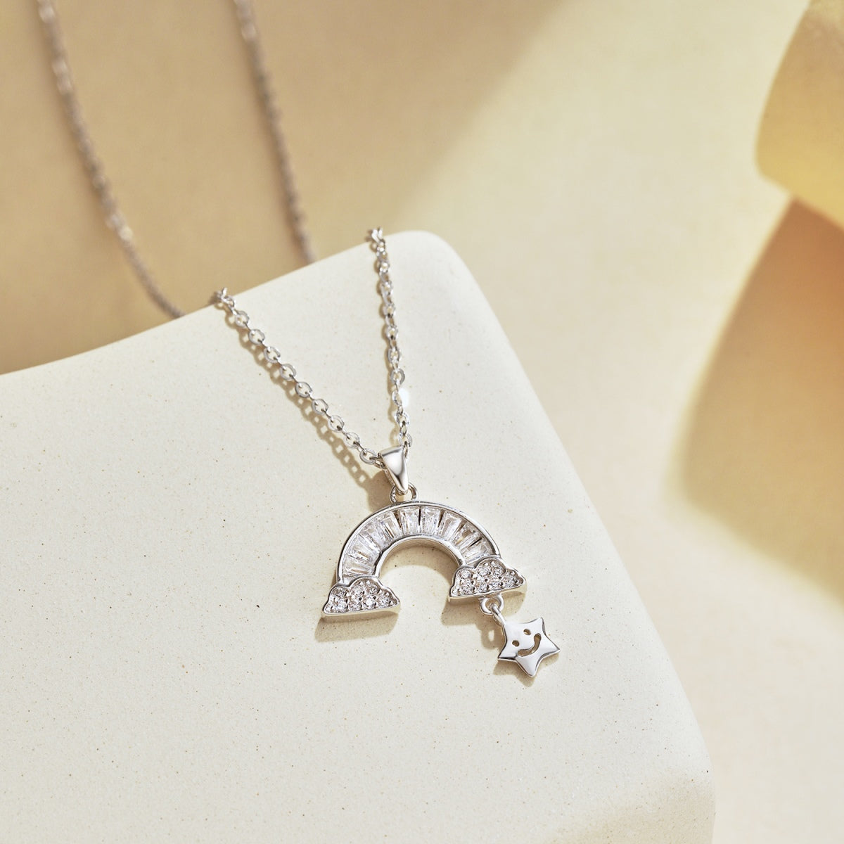 [Amore Jewelry]Unique Rainbow Star Necklace