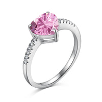 [Amore Jewelry]2.0 Carat Dazzling Lustrous Heart Cut Lover Ring
