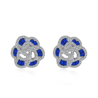 [Amore Jewelry]Exquisite Flower Shape Daily Earrings
