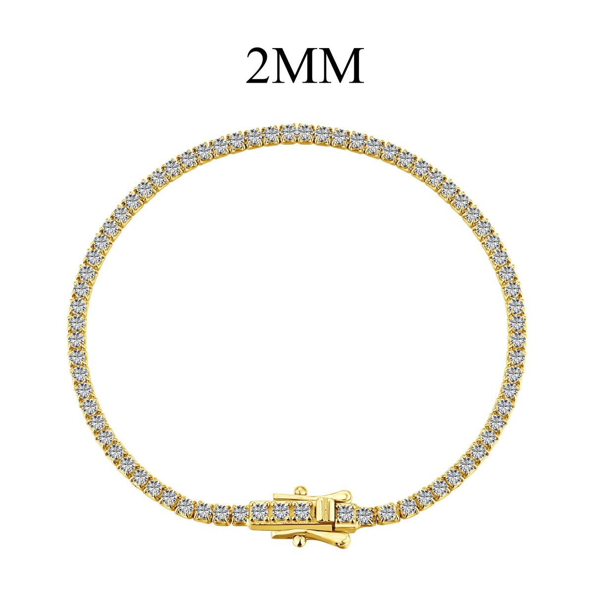 [Amore Jewelry]Radiant Colorful Round Cut Party Bracelet