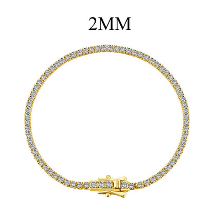 [Amore Jewelry]Radiant Colorful Round Cut Party Bracelet