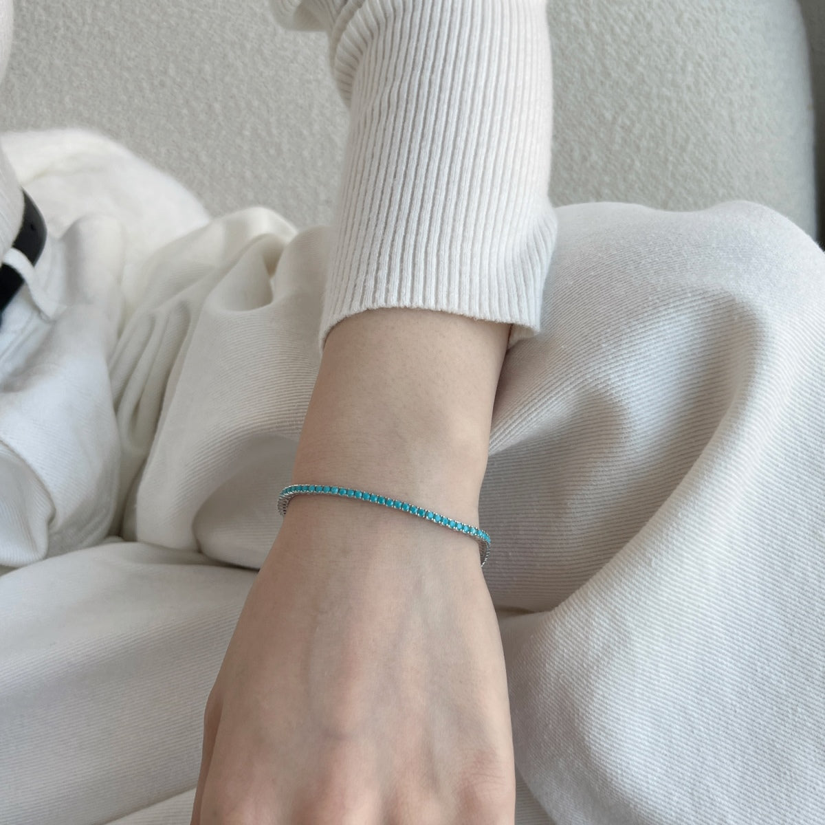 [Amore Jewelry]Dazzling Exquisite Round Cut Daily Bracelet