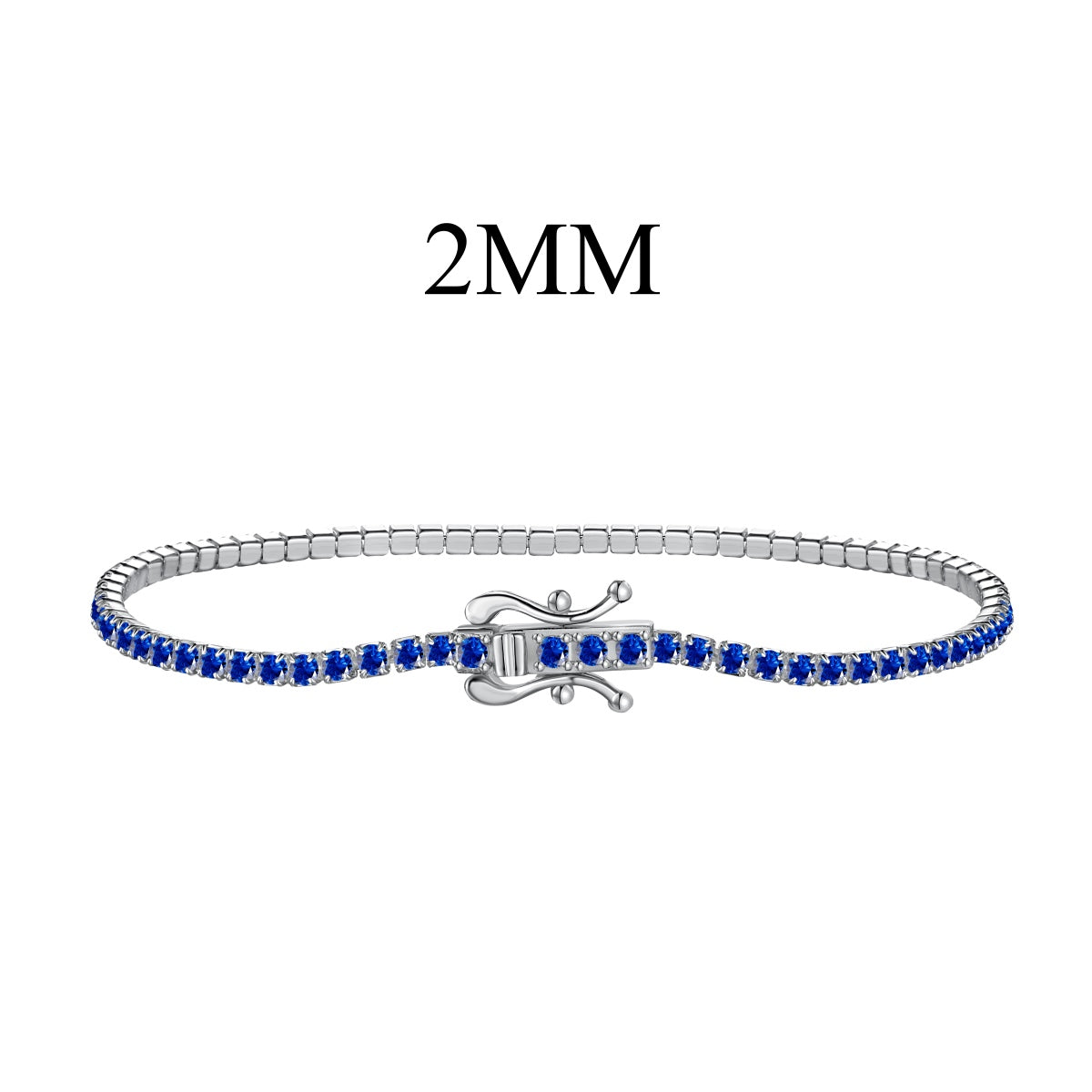 [Amore Jewelry]Radiant Colorful Round Cut Party Bracelet