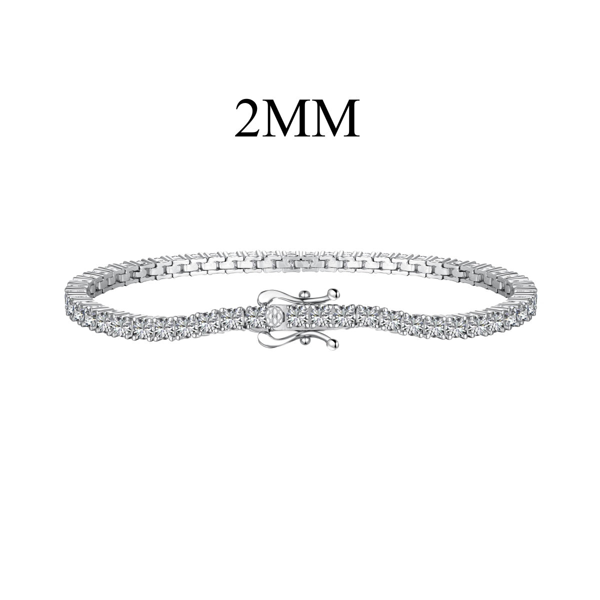 [Amore Jewelry]Dazzling Exquisite Round Cut Daily Bracelet