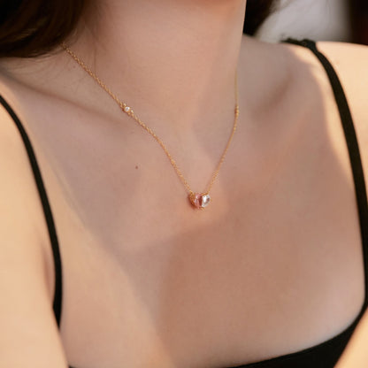 [Amore Jewelry]Unique Heart Shape Necklace