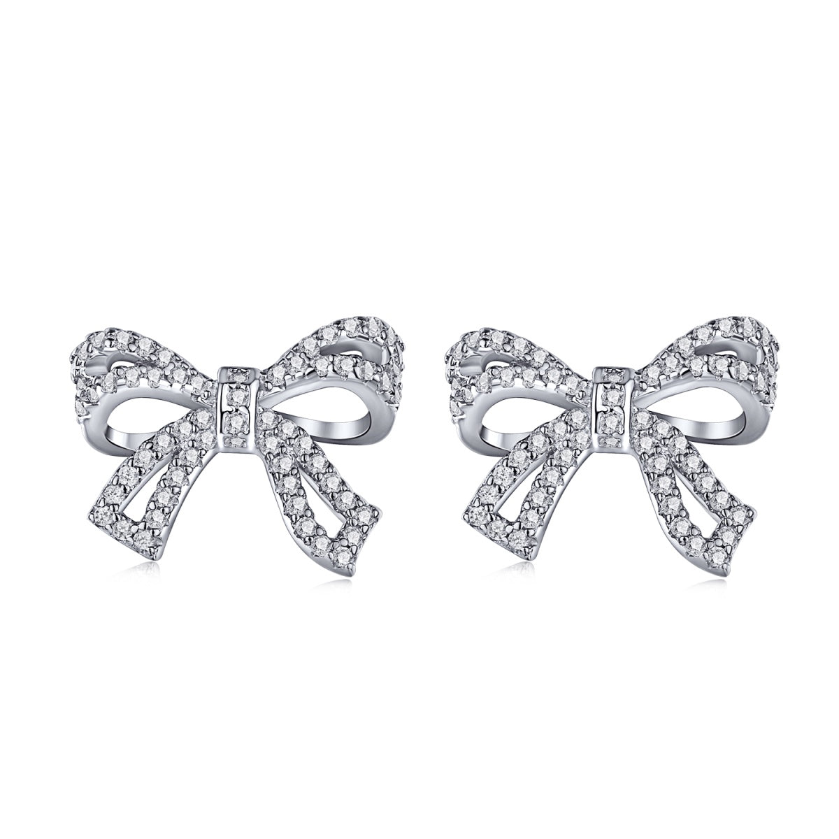 [Amore Jewelry]Dainty Bow Shape Earrings
