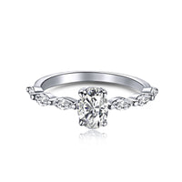 [Amore Jewelry]0.75 Carat Luxurious Vibrant Elongated Cushion Cut Daily Ring