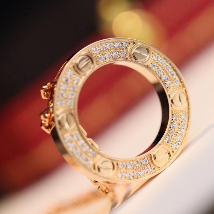 [Amore Jewelry]LOVE NECKLACE ADJUSTABLE ROSE GOLD