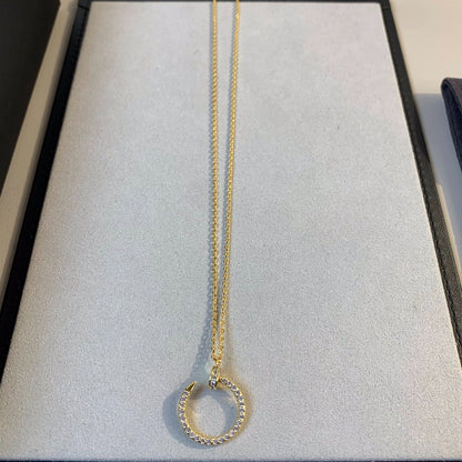 [Amore Jewelry]JUSTE NECKLACE GOLD DIAMONDS