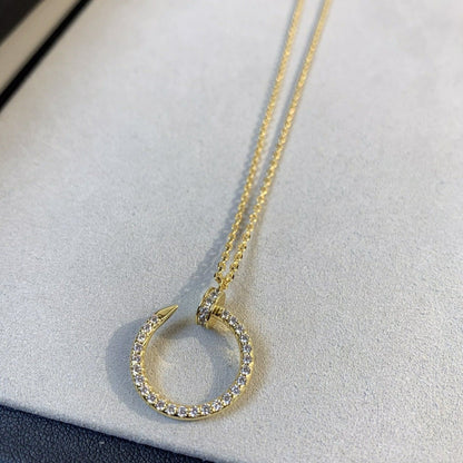 [Amore Jewelry]JUSTE NECKLACE GOLD DIAMONDS