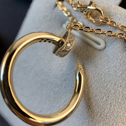 [Amore Jewelry]JUSTE NECKLACE PINK GOLD