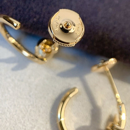 [Amore Jewelry]JUSTE EARRINGS PINK GOLD