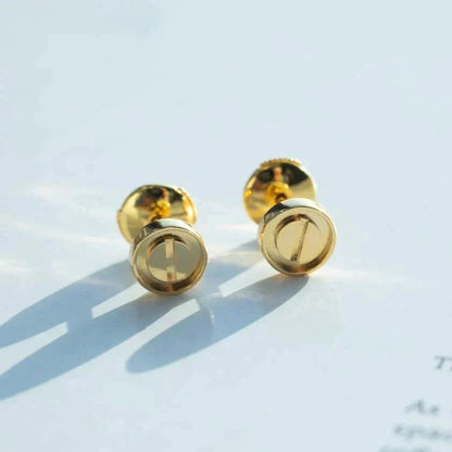 [Amore Jewelry]LOVE EARRINGS GOLD 10MM