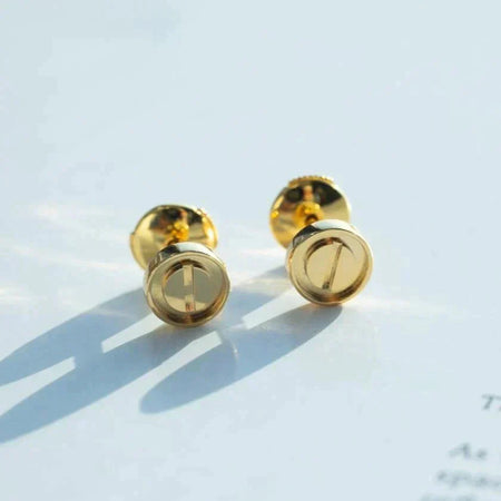 [Amore Jewelry]LOVE EARRINGS GOLD 10MM