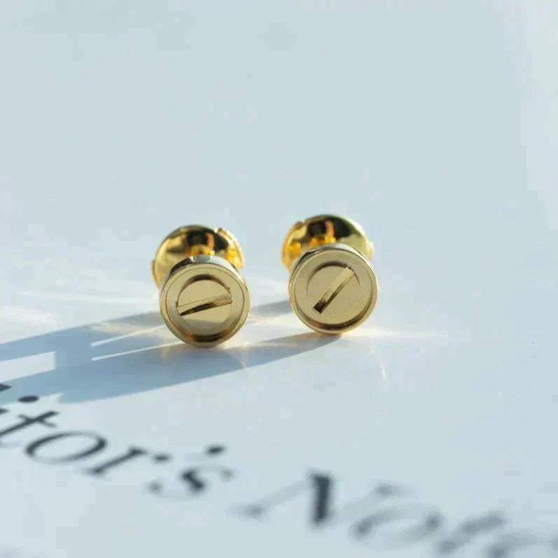 [Amore Jewelry]LOVE EARRINGS GOLD 10MM