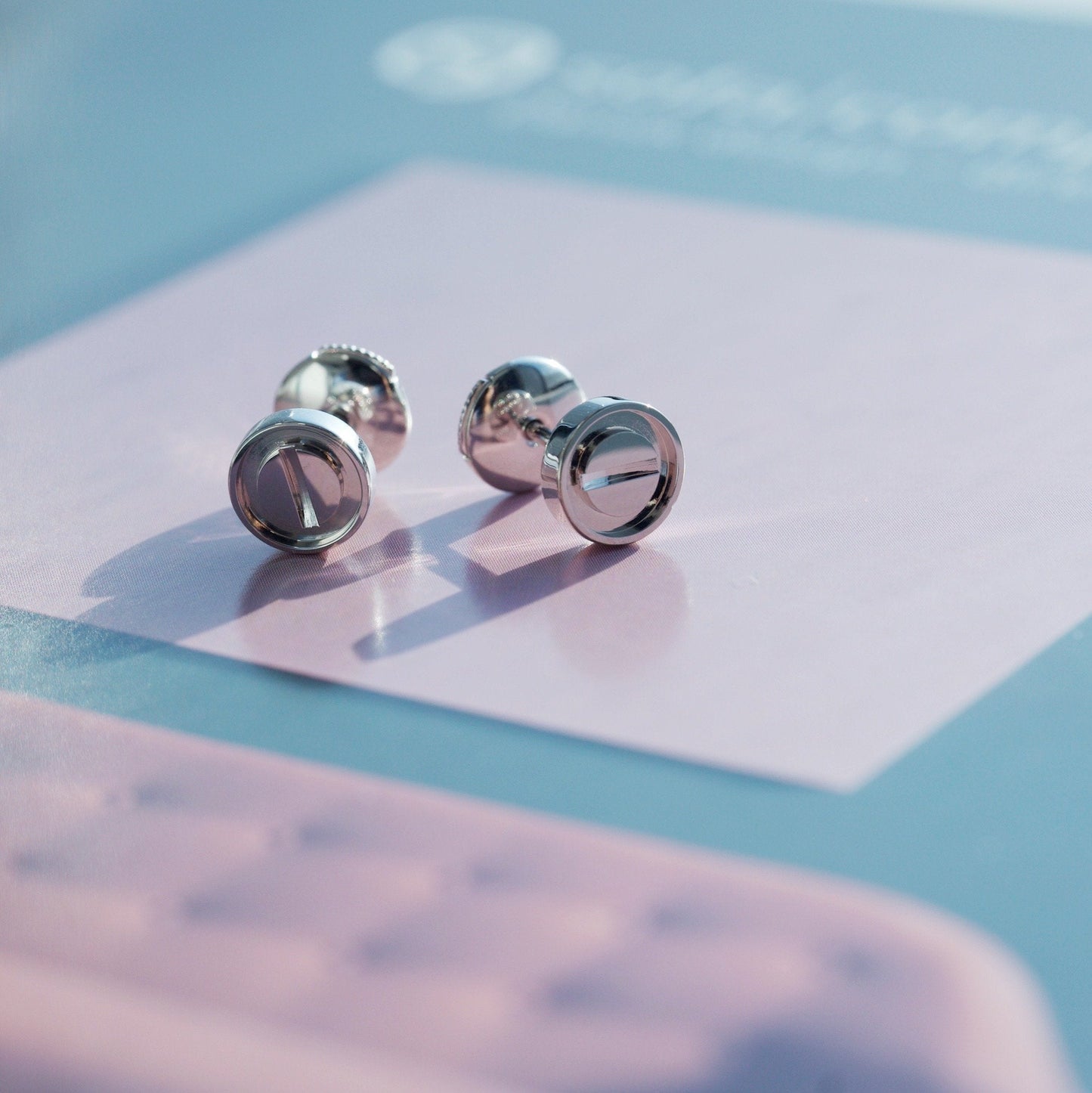 [Amore Jewelry]LOVE EARRINGS SILVER 10MM