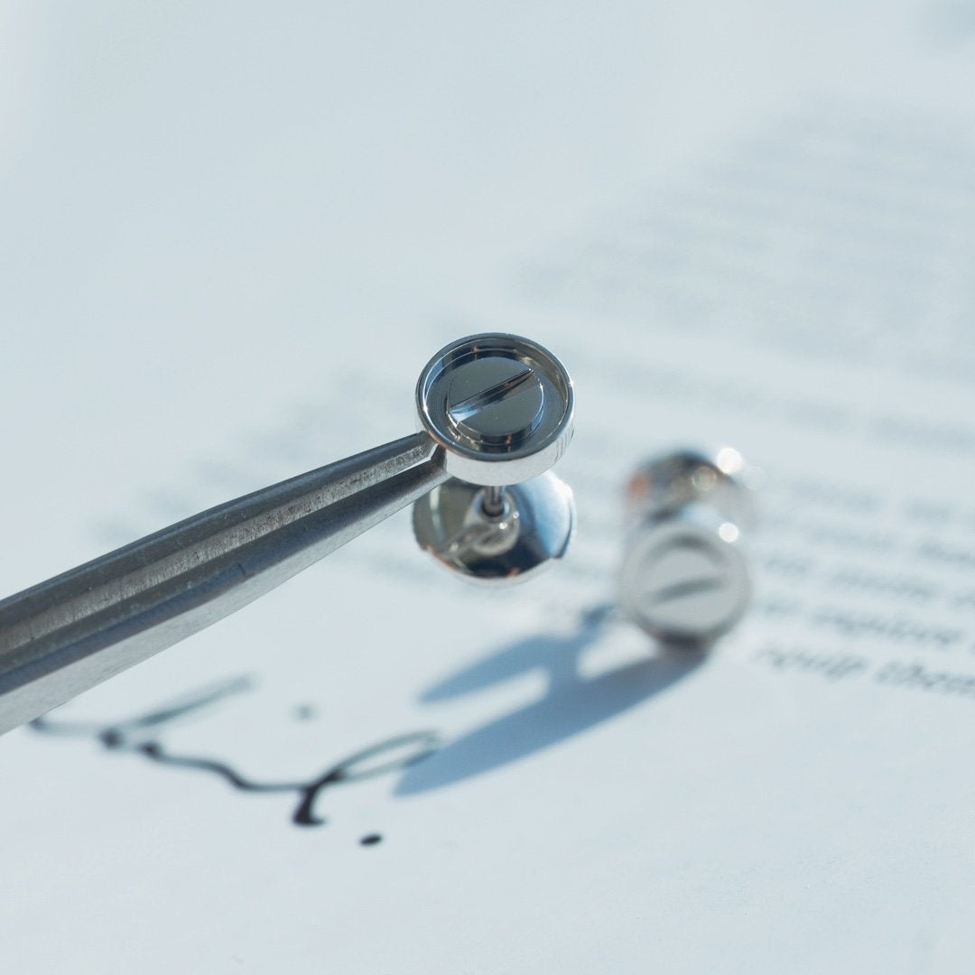 [Amore Jewelry]LOVE EARRINGS SILVER 10MM