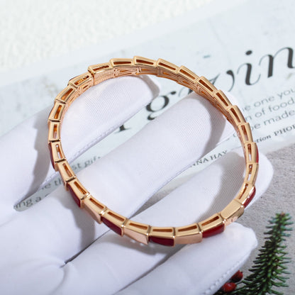 [Amore Jewelry]SERPENTI BRACELET PINK GOLD RUBELLITE