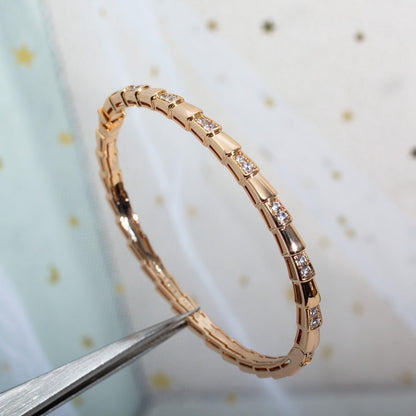 [Amore Jewelry]SERPENTI BRACELET PINK GOLD DIAMOND
