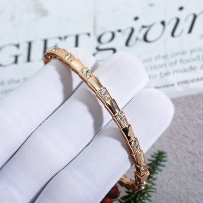 [Amore Jewelry]SERPENTI BRACELET PINK GOLD DIAMOND