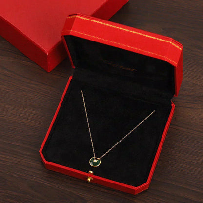 [Amore Jewelry]AMULETTE GOLD MALACHITE NECKLACE