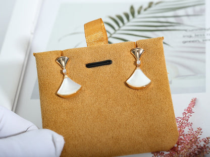 [Amore Jewelry]DREAM MOP PINK GOLD EARRINGS